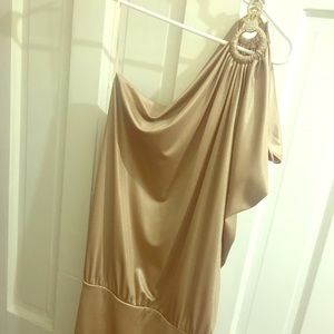 Caché size XS gold dress.